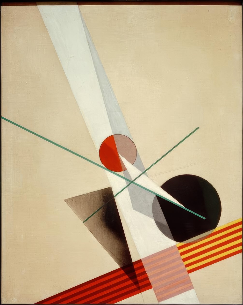 Composition A XXI by Laszlo Moholy Nagy