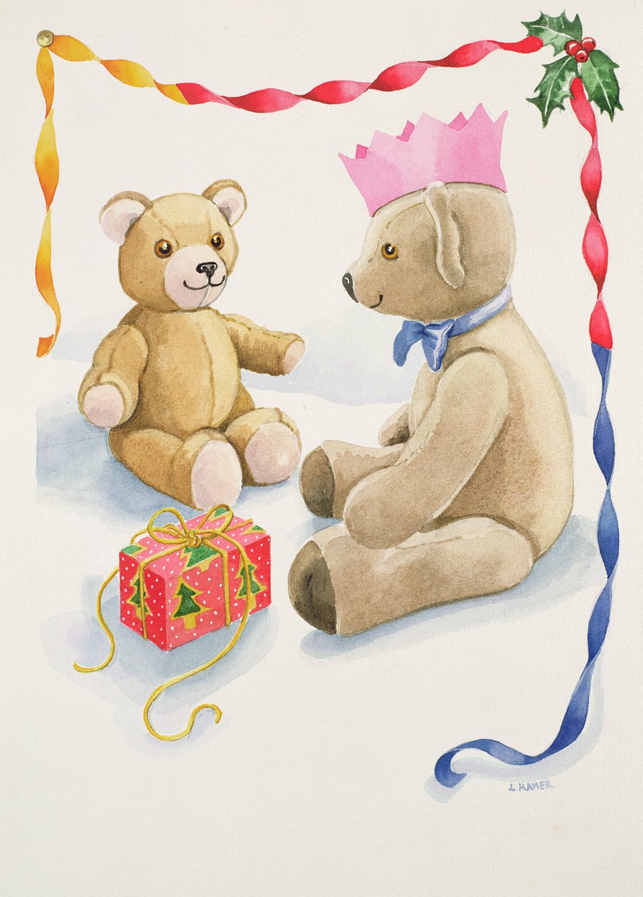 Teddy Bears Parcel by Lavinia Hamer