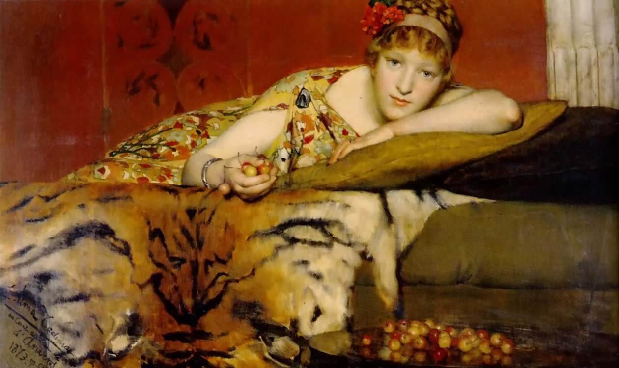 Cherries by Lawrence Alma Tadema