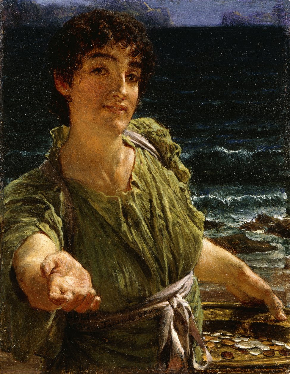 A Charity by Lawrence Alma Tadema