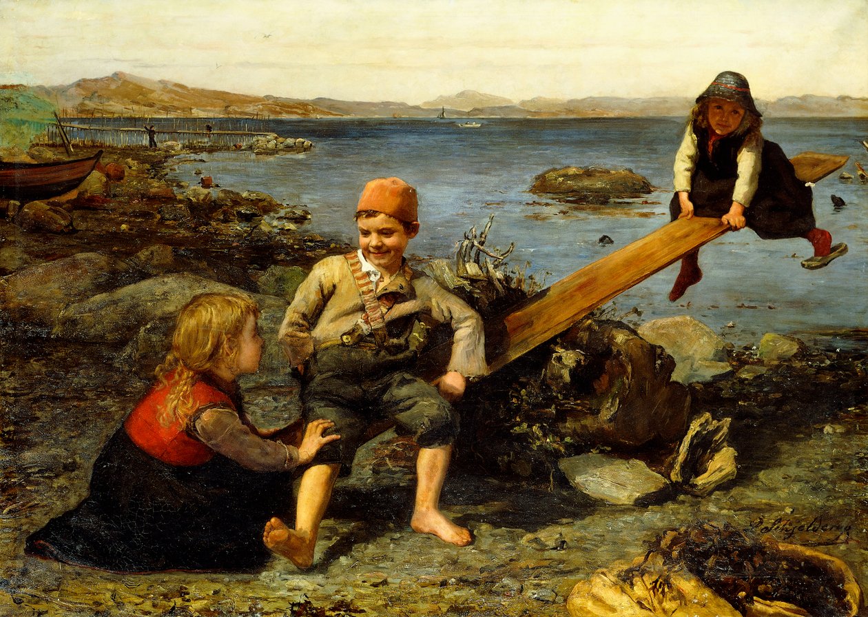 See-Saw by the Sea by Leis Schjeldrup