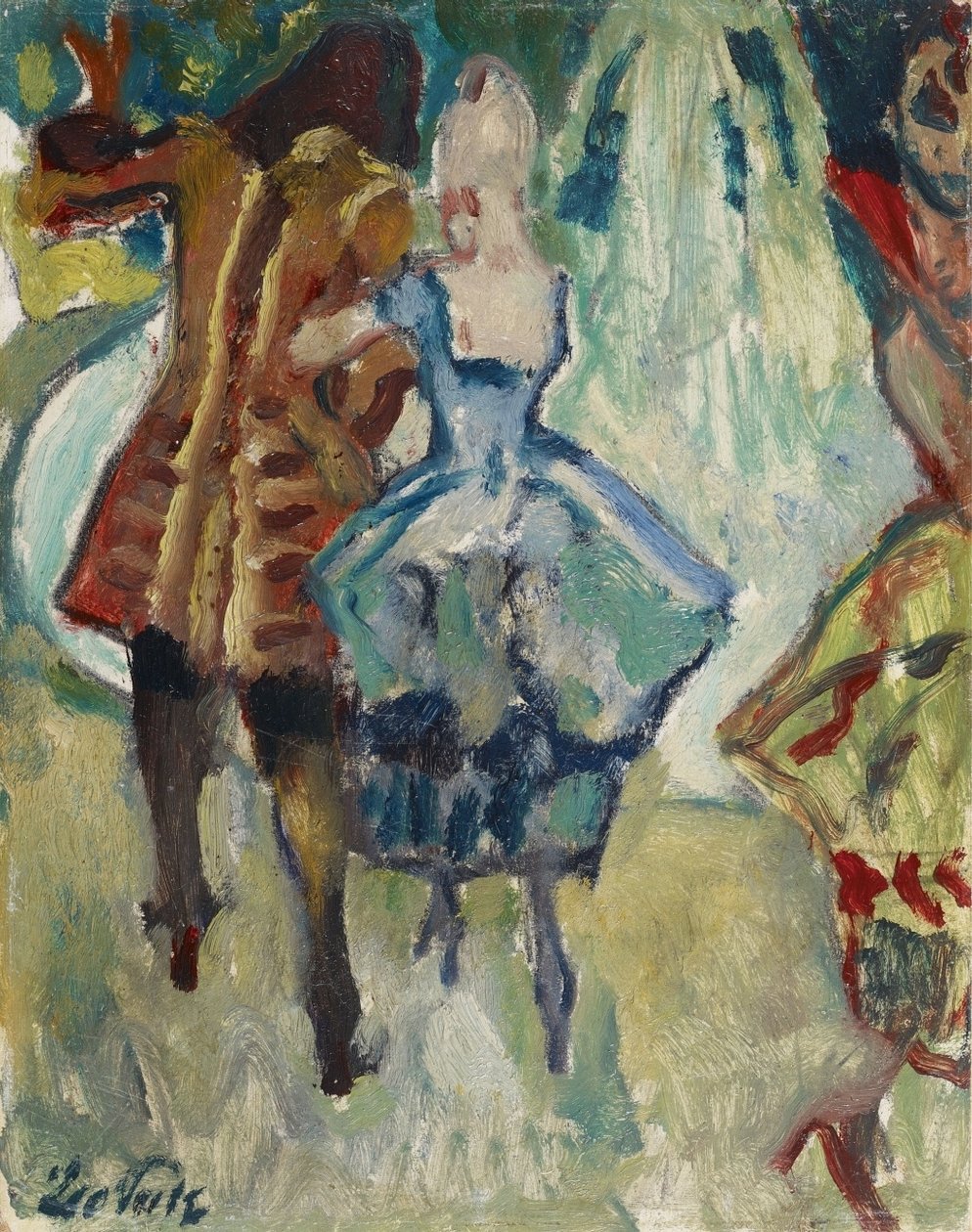 Garden Party, Study by Leo Putz