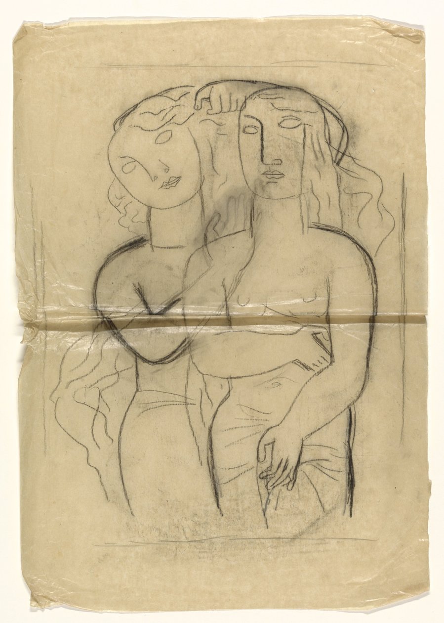 Two Standing Women by Leo Gestel