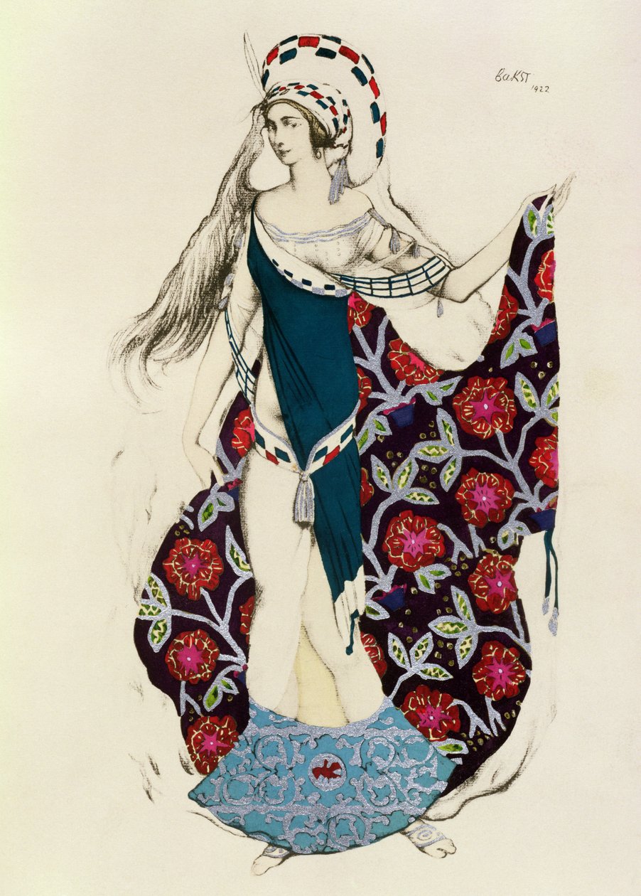 Costume design for a woman, from Judith, 1922 by Leon Bakst