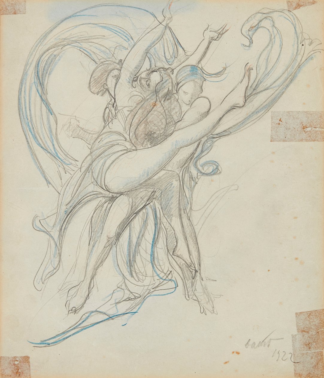 Group Of Dancers by Leon Bakst