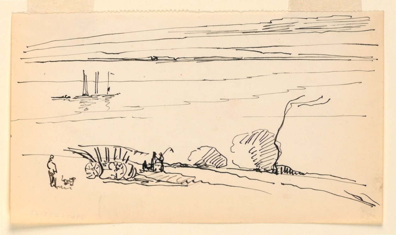 Landscape with River by Leon Dabo