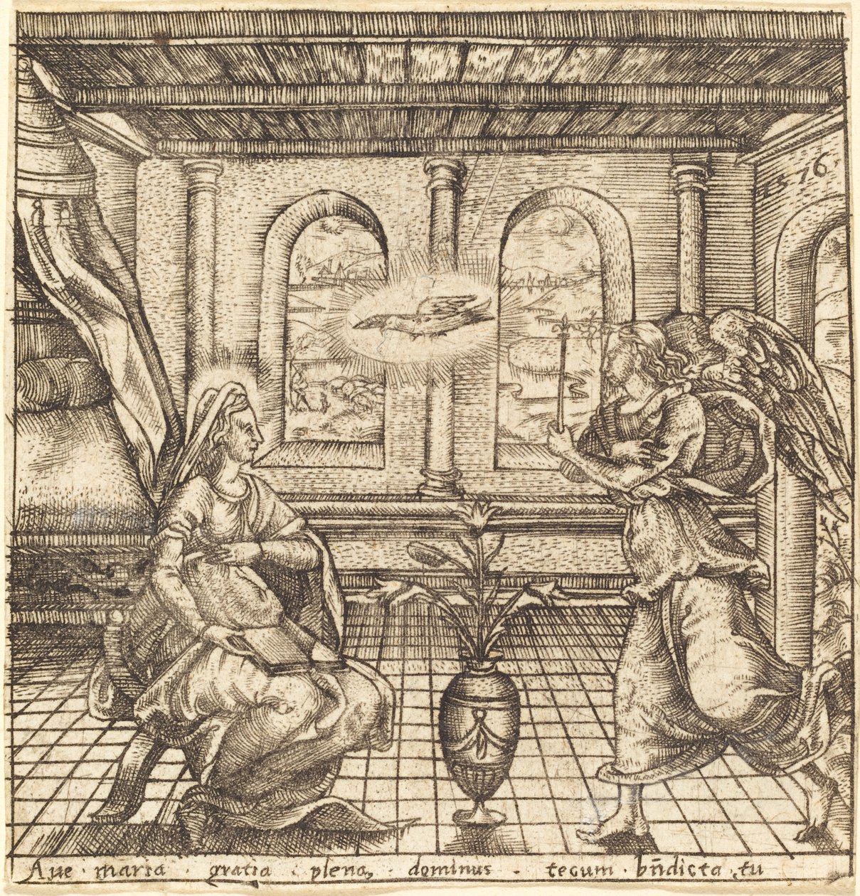 The Annunciation by Leonard Gaultier