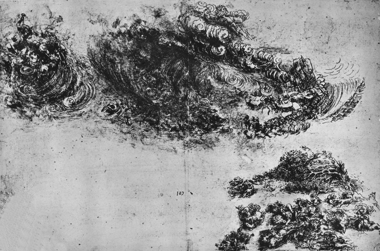 The Deluge by Leonardo da Vinci