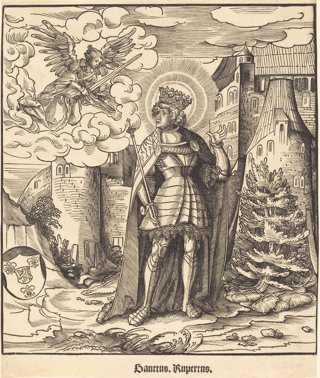 Saint Rupertus by Leonhard Beck