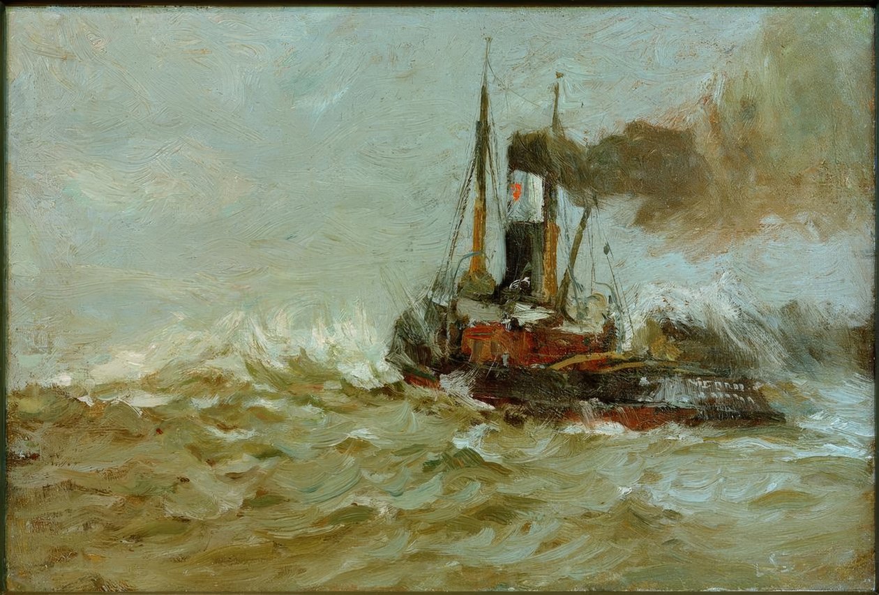 High Seas Tug (Seeadler Hamburg) by Leonhard Sandrock