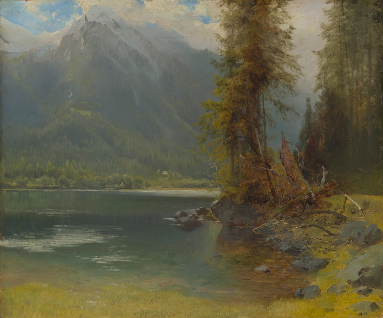 The Eibsee by Leopold Rottmann