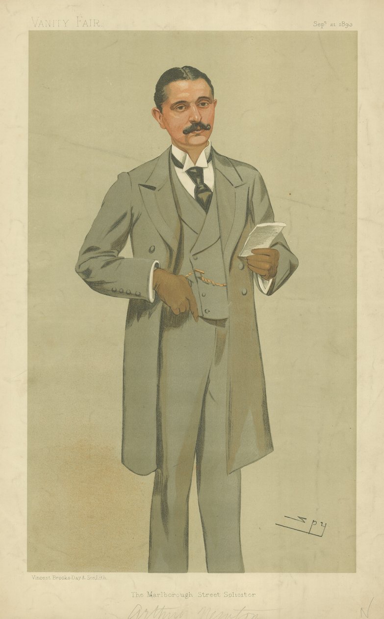 Sir Arthur John Edward Newton by Leslie Matthew Ward