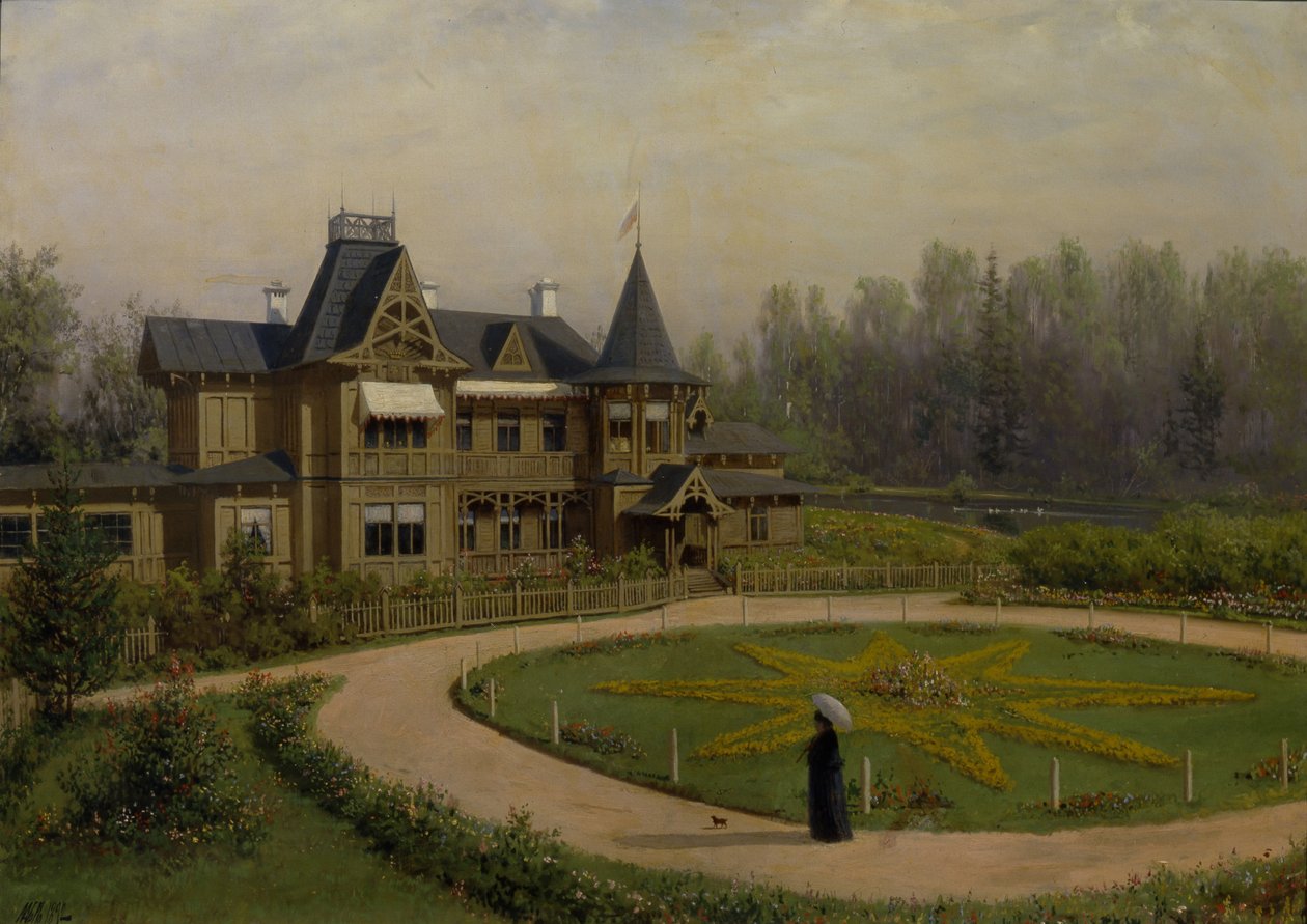 A Dacha by Lev Felixovich Lagorio