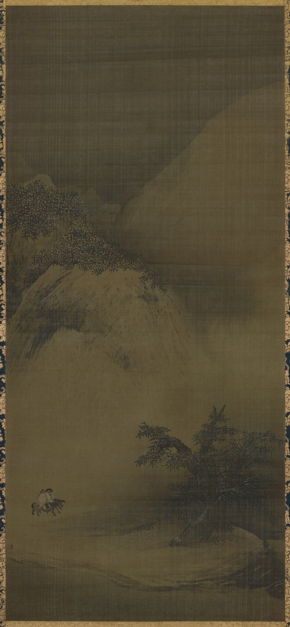 Snowy Landscape by Liang Kai