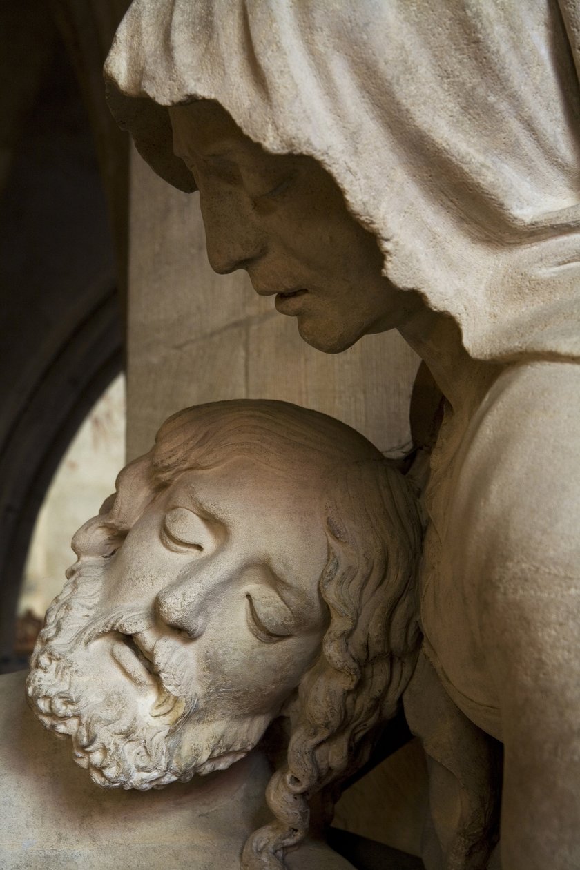 Pieta (detail) by Ligier Richier