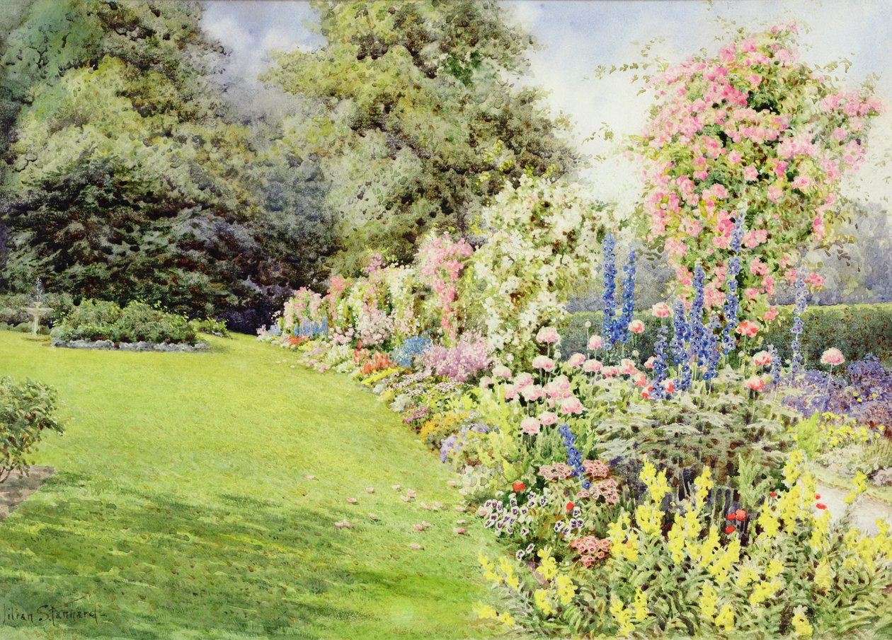 Queen Adelaides Garden by Lillian Stannard