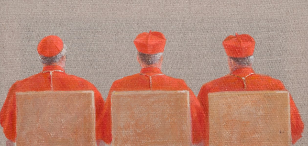 Three Cardinals by Lincoln Seligman