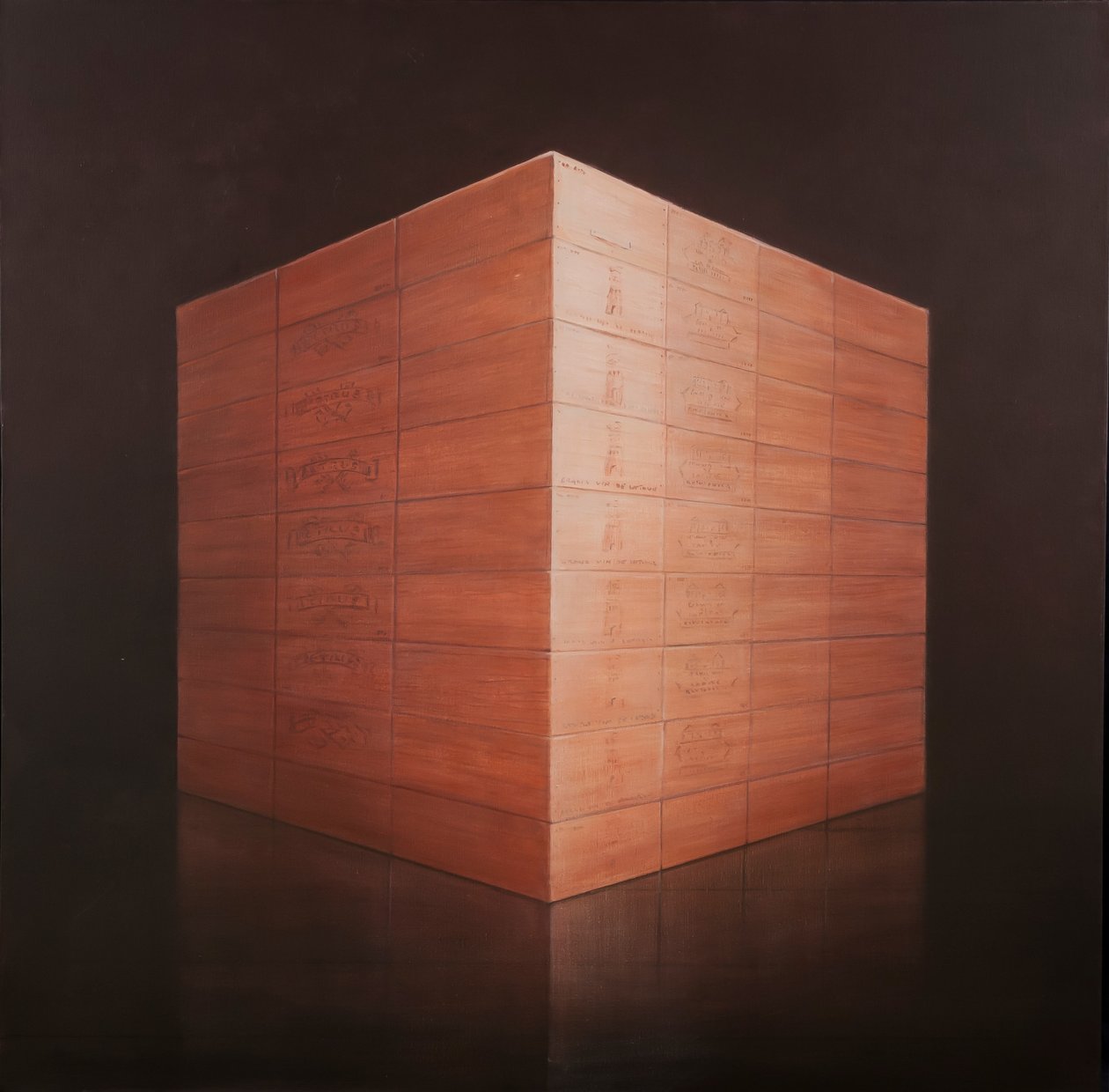 Wine Cases, 2012 by Lincoln Seligman