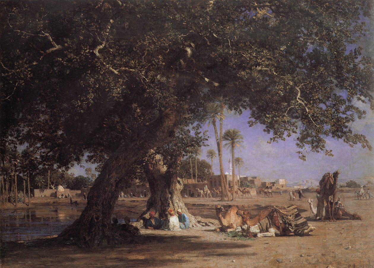 View of Shubra by Léon Belly