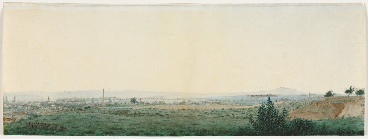 Landscape Near Paris by Léon Bonvin