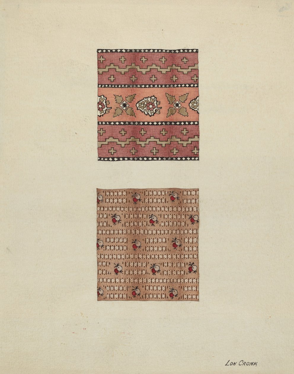 Printed Cotton by Lon Cronk
