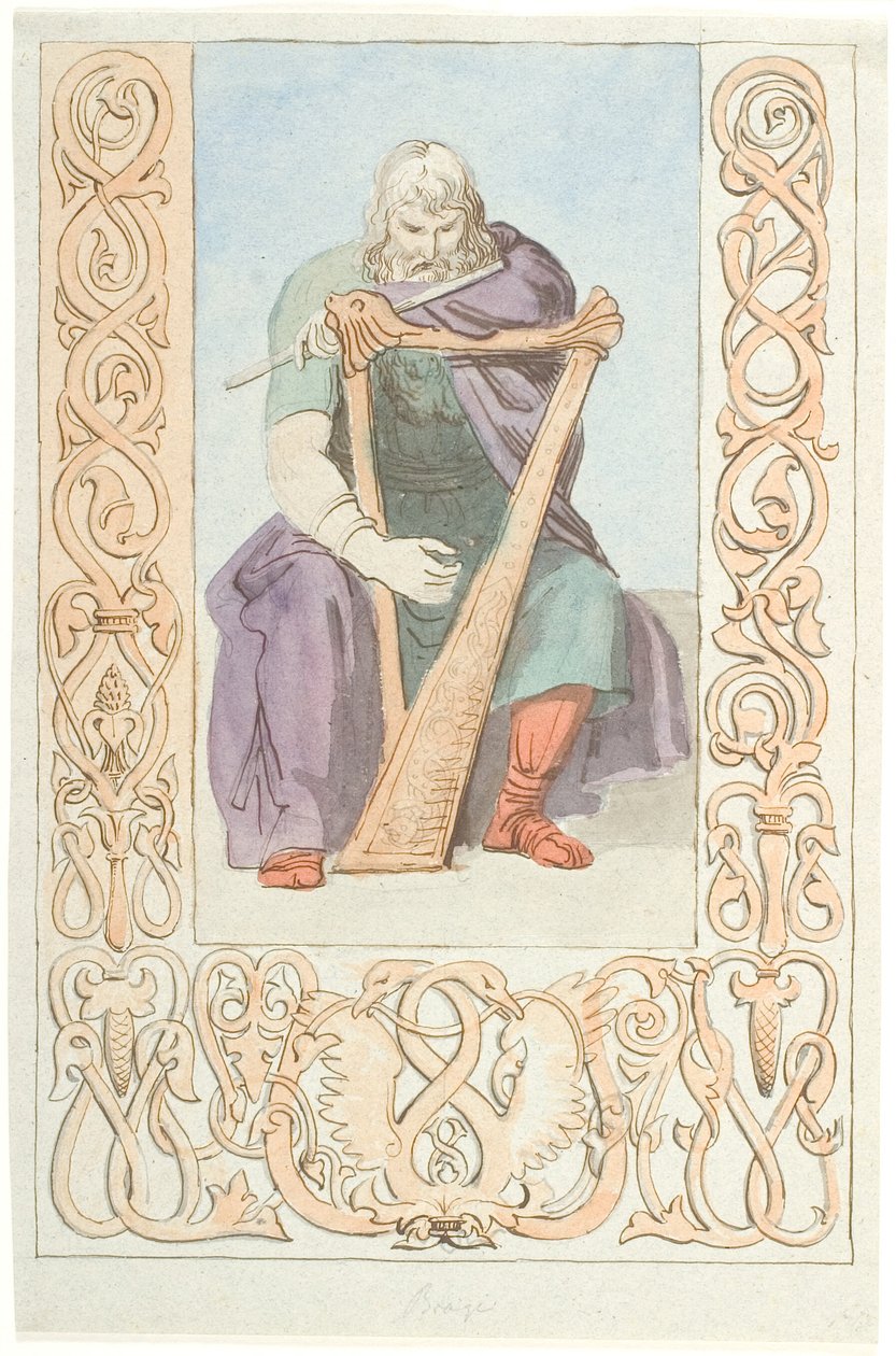 Bragi by Lorenz Frølich