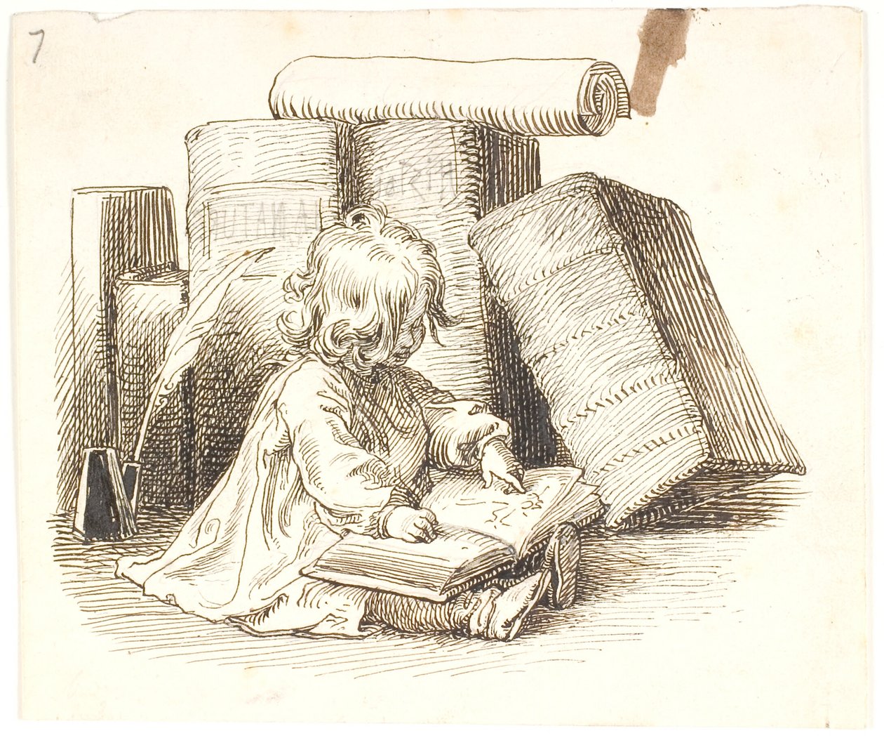 Lili Reading by Lorenz Frølich