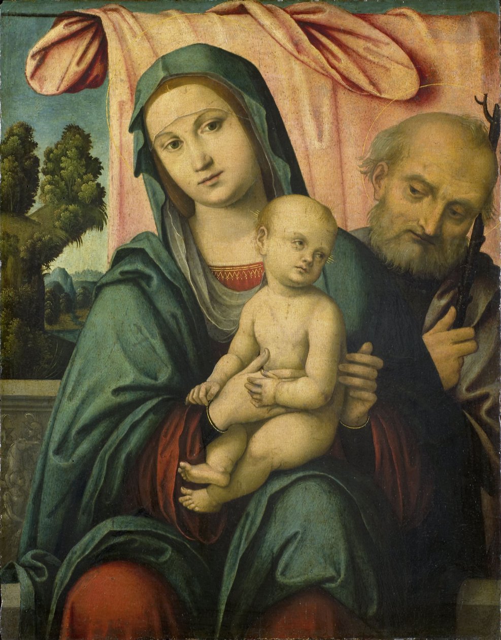The Holy Family by Lorenzo Costa
