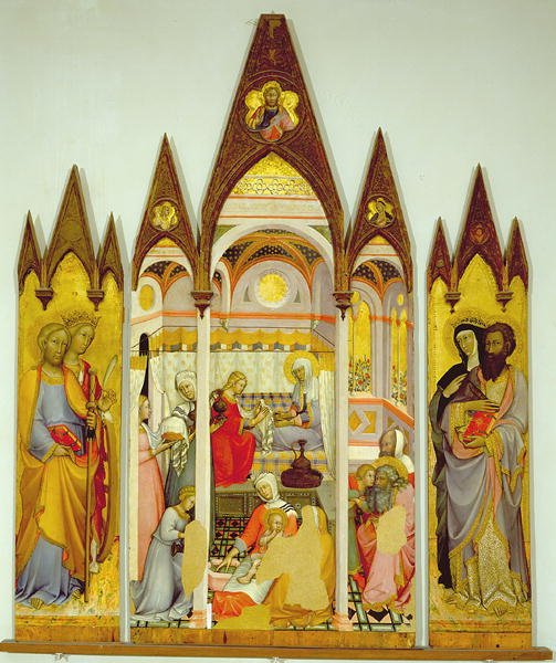 Panel from the door of the reliquary of Santa Maria della Scala depicting scenes of the Passion of Christ by Lorenzo di Pietro Vecchietta