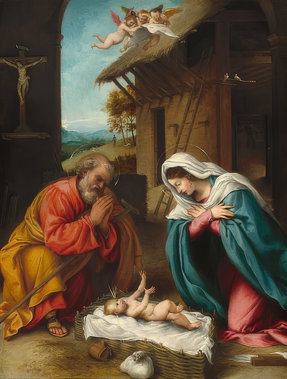 Nativity by Lorenzo Lotto