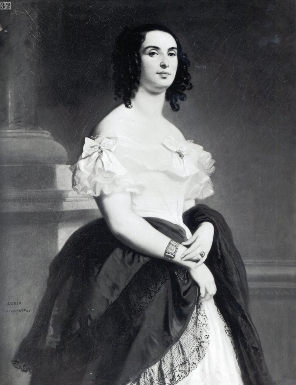 Adele Foucher by Louis Boulanger