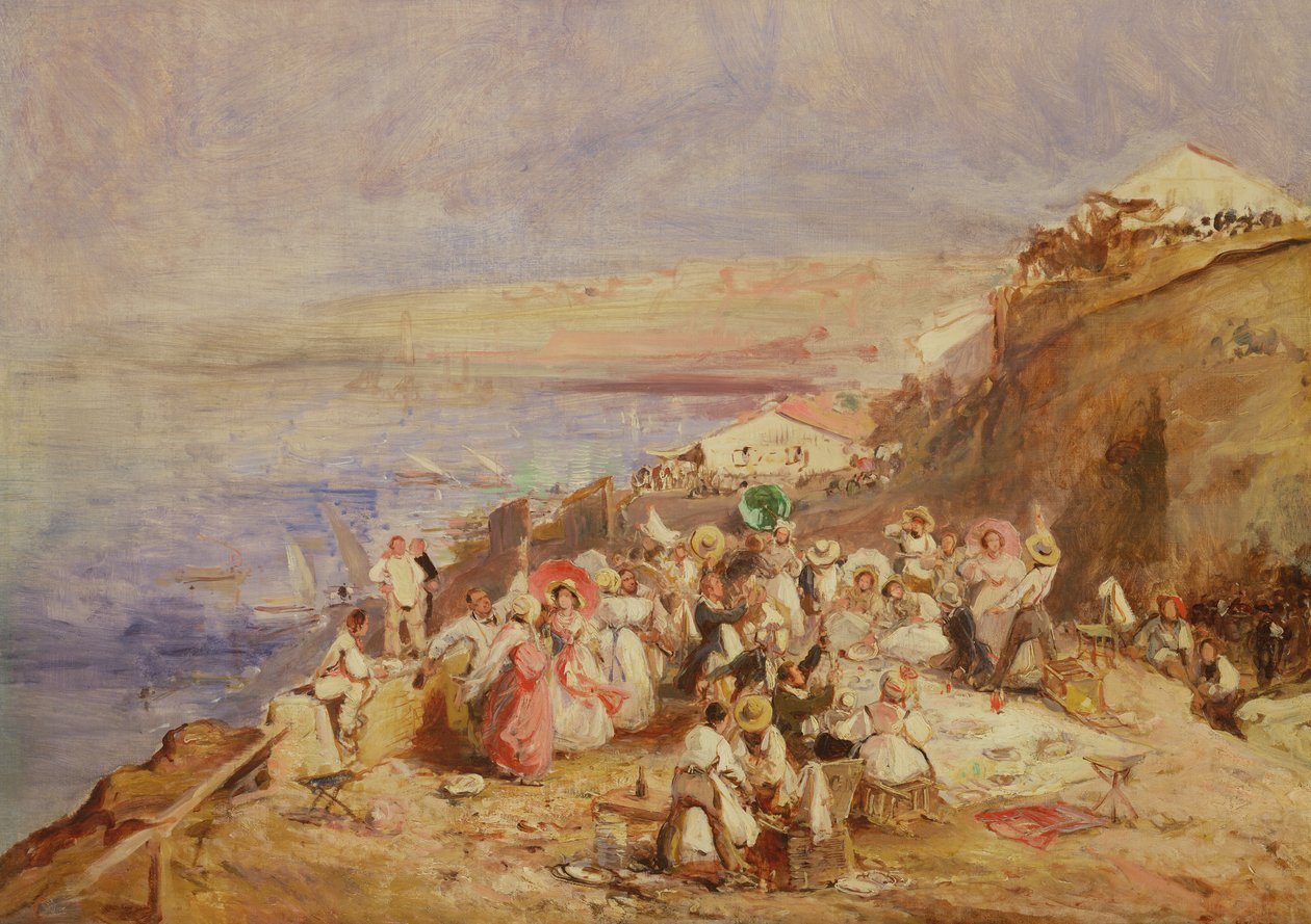 The Artists Luncheon by Eugene Isabey