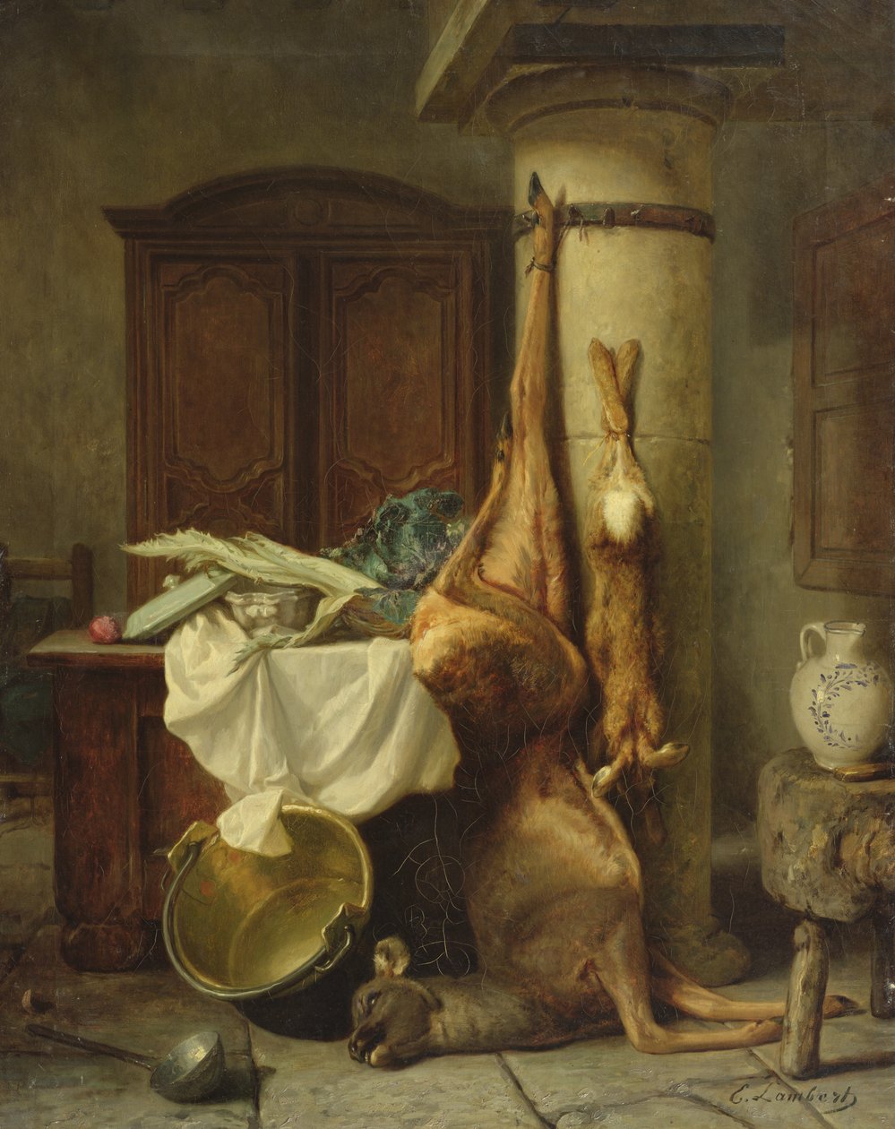Still Life by Louis Eugene Lambert