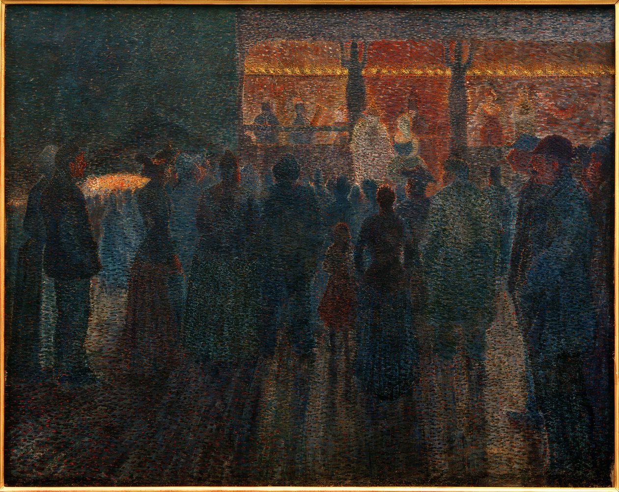 Fair at Night by Louis Hayet