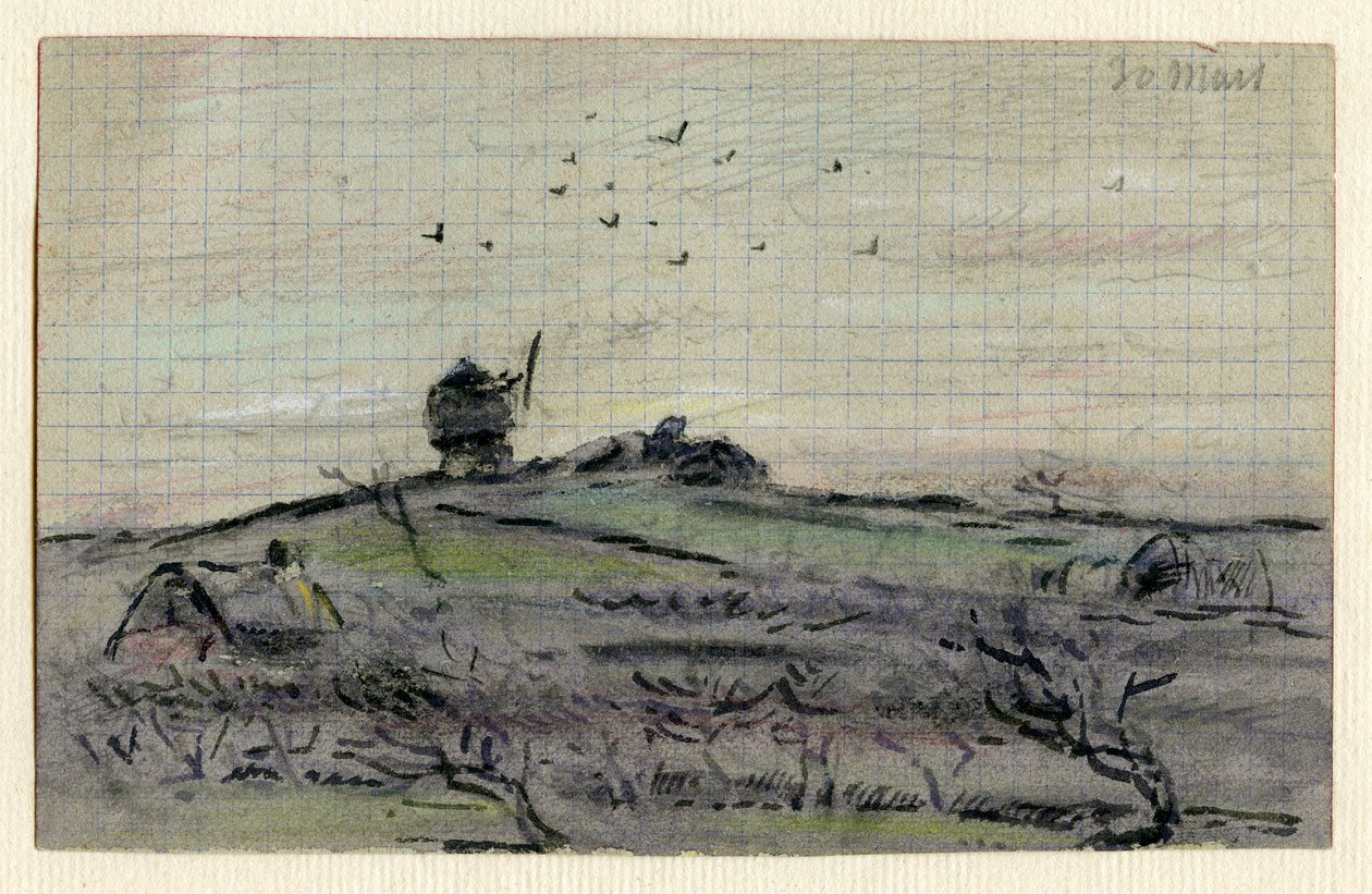 Drawing by Louis Marie Faudacq