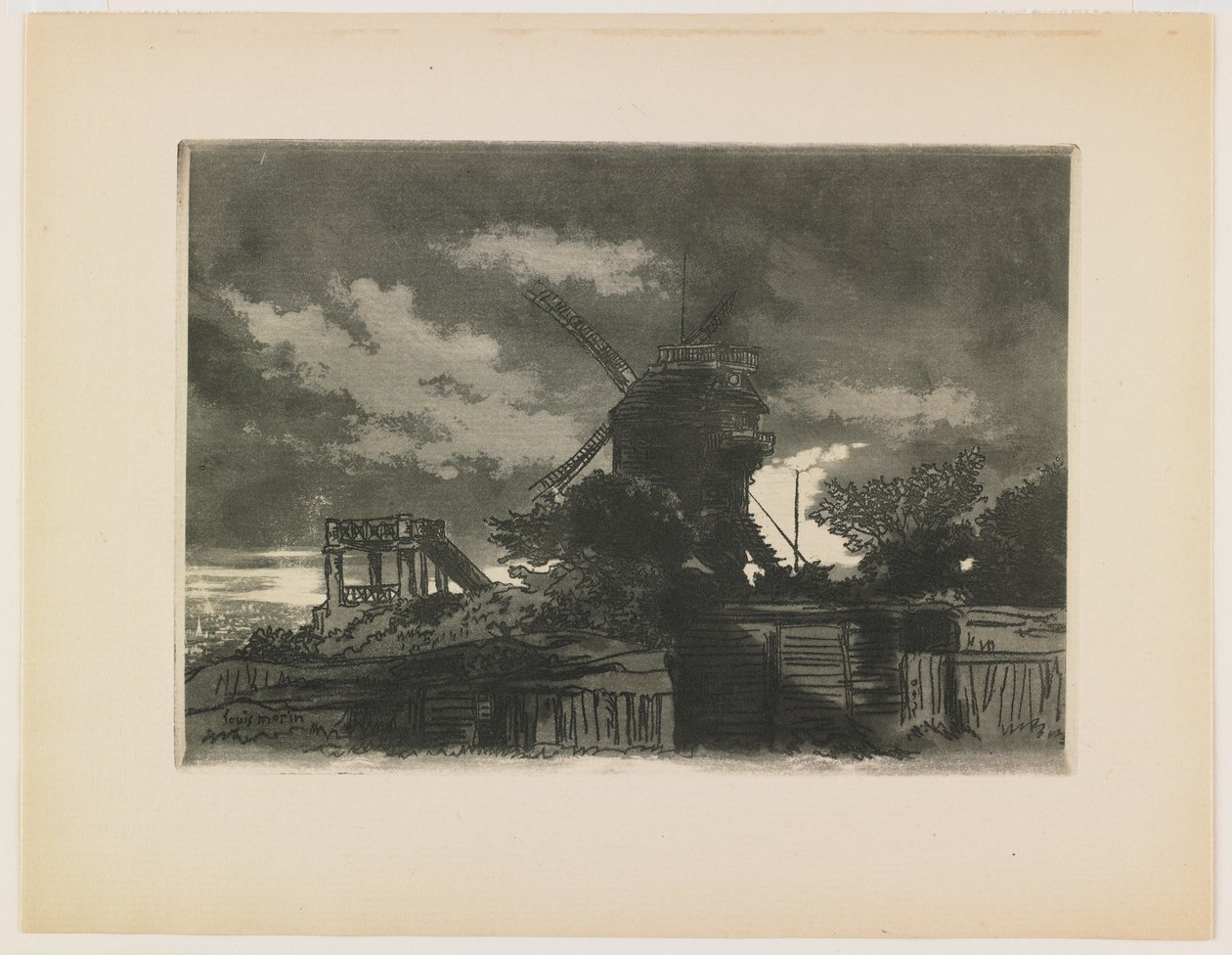 The End of Montmartre by Louis Morin