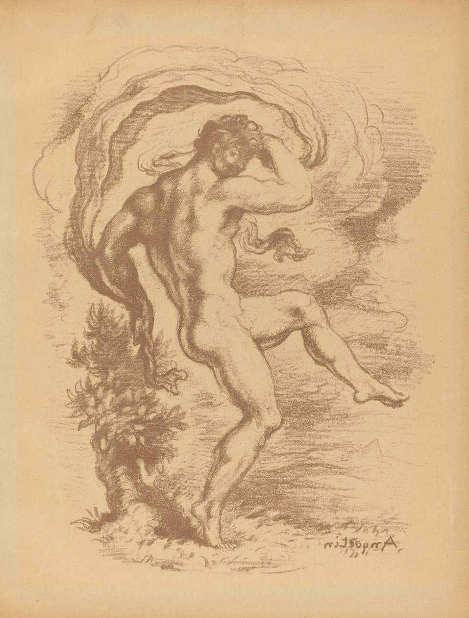 Dancing Nude by Louis Anquetin
