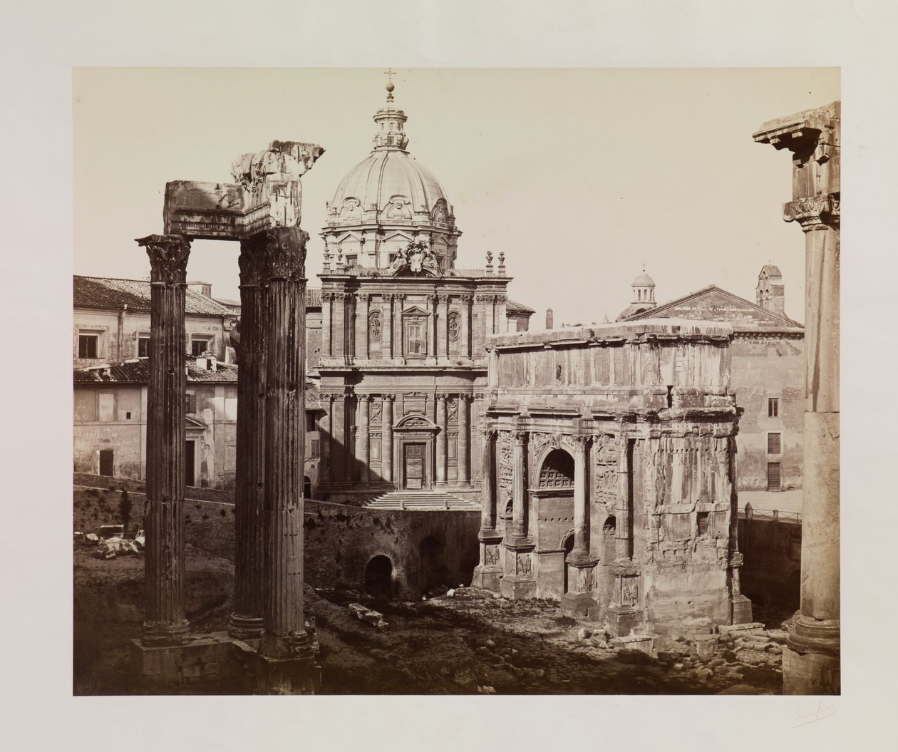 Roman Forum by Louis Auguste Bisson