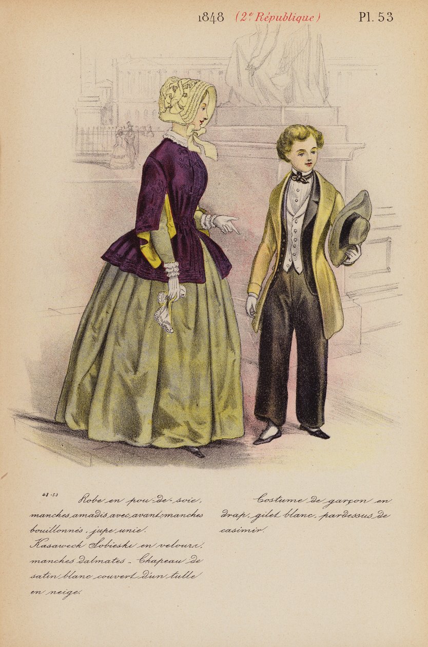 French fashion: 1848, 2nd Republic by Louis Colas