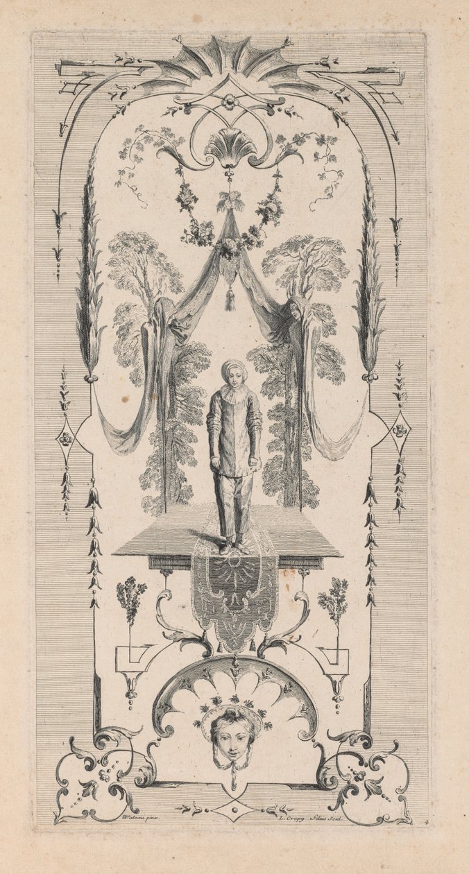 Pierrot, Arabesque by Louis Crepy