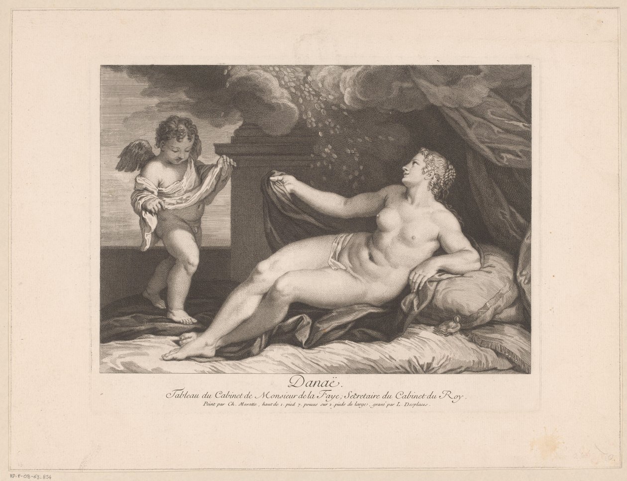 Jupiter and Danae by Louis Desplaces