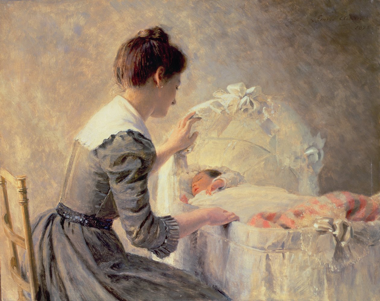 Motherhood by Louis Emile Adan
