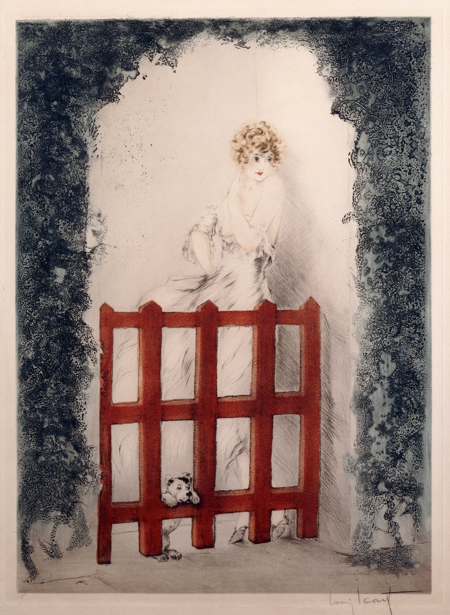 Red Gate by Louis Icart
