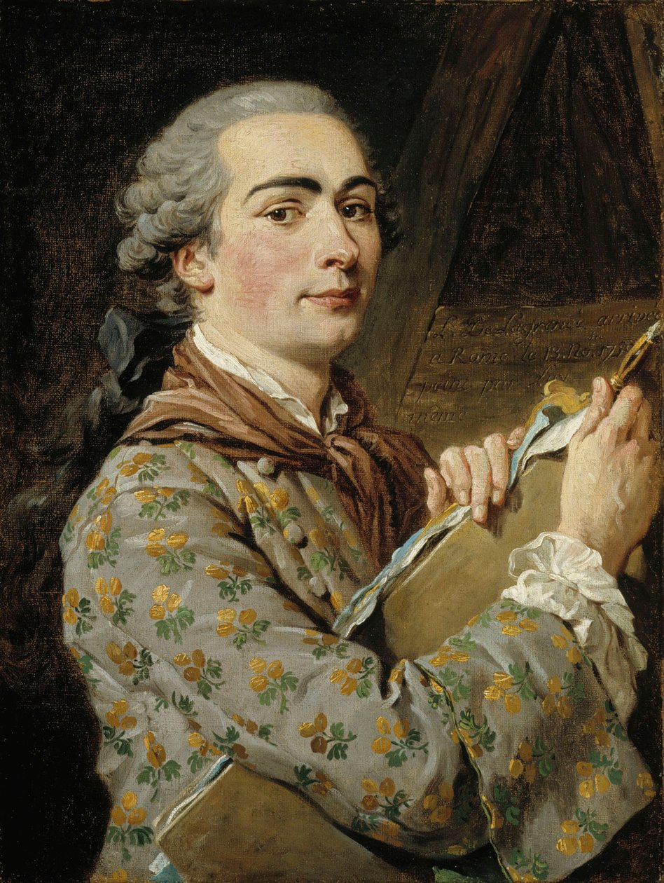 Self-Portrait, 1750s by Louis Jean François Lagrenée