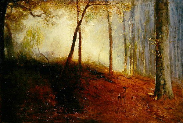 Deer in a Wood by Louis Kolitz