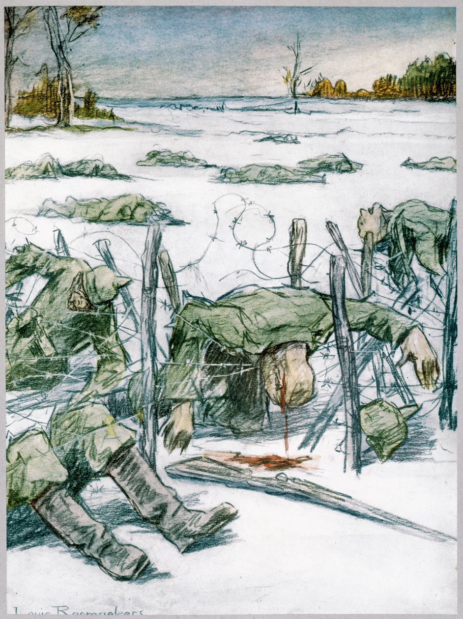 Barbed Wire by Louis Raemaekers