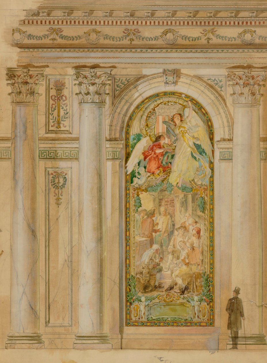 A Town Meeting by Louis Schaettle