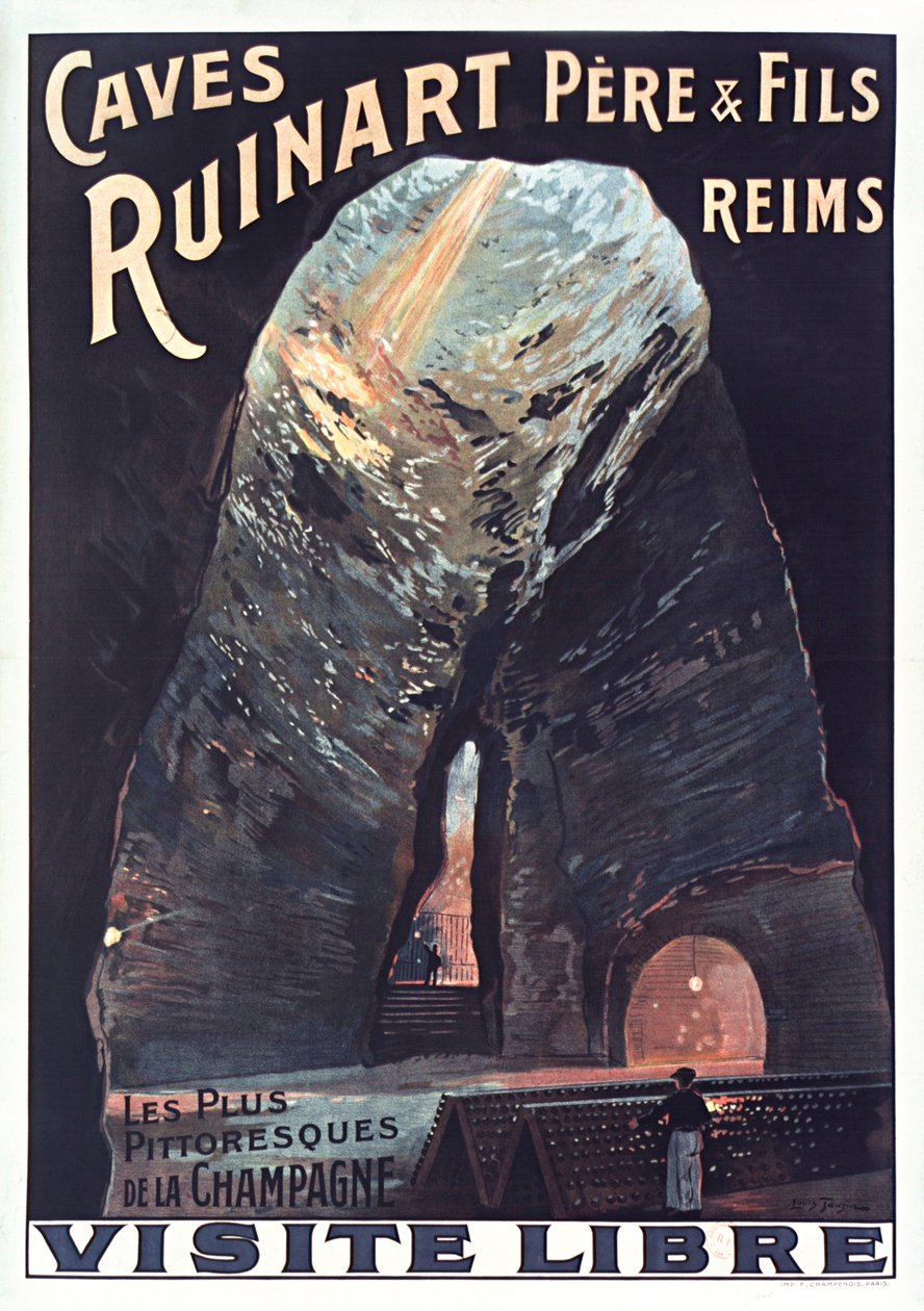 Caves Ruinart by Louis Tauzin