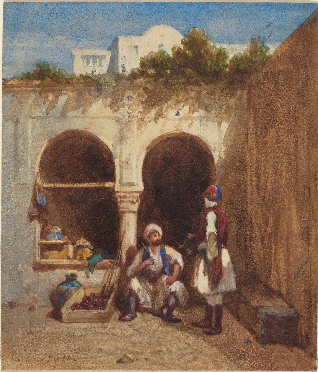 Arab Market by Louis Tesson