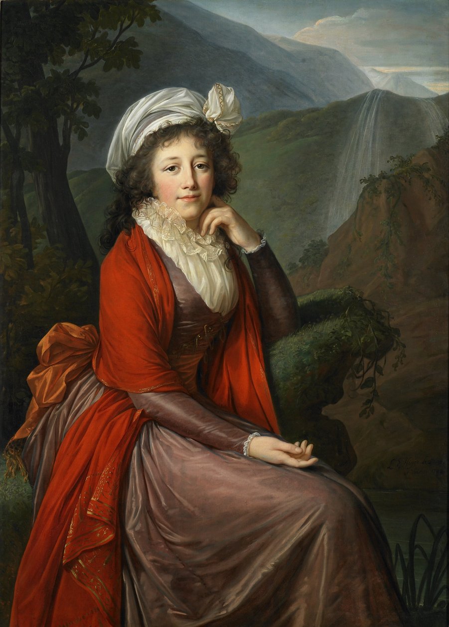 Portrait of Countess Maria Theresia Bucquoi by Elisabeth Louise Vigee Lebrun